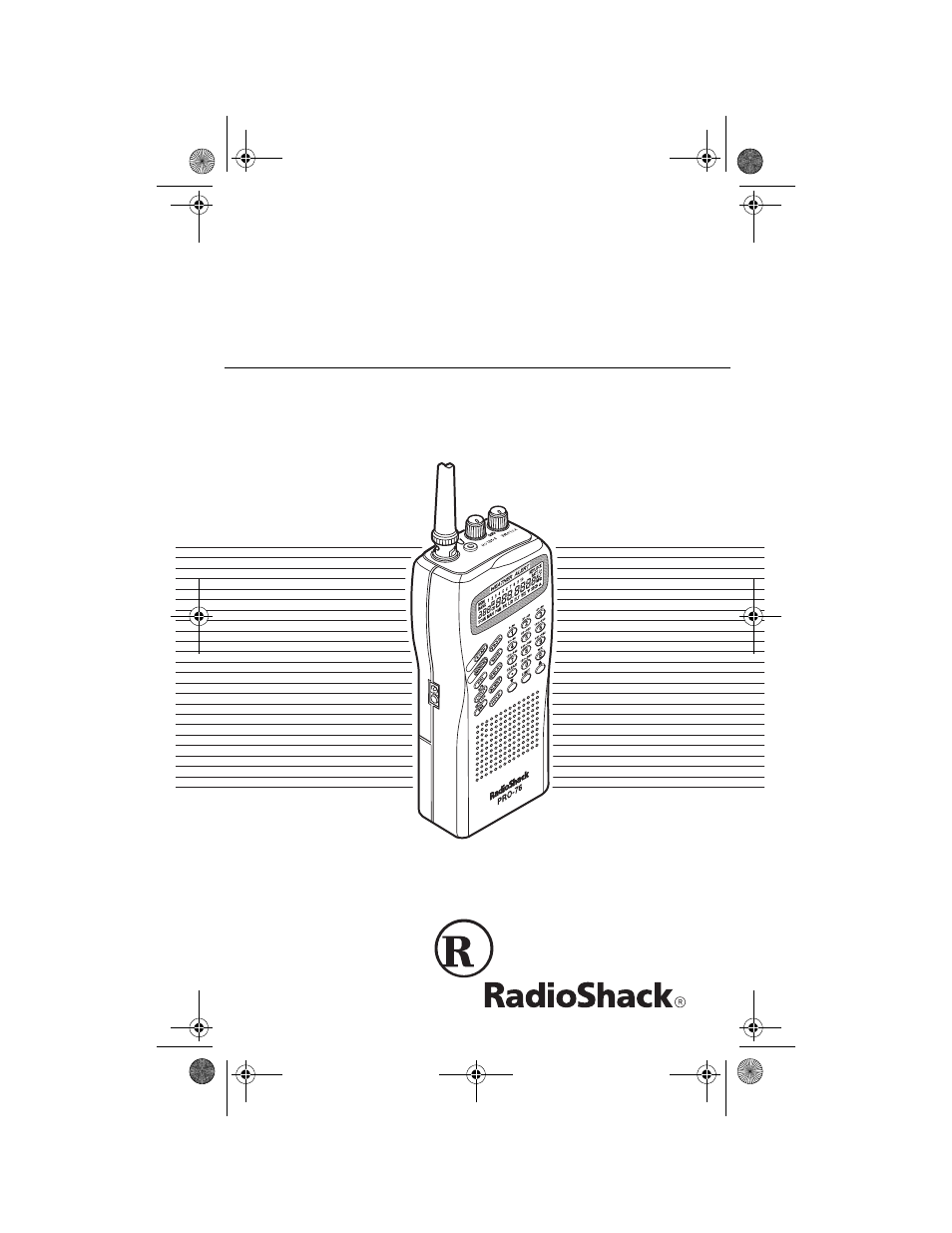 Radio Shack PRO-76 User Manual | 48 pages