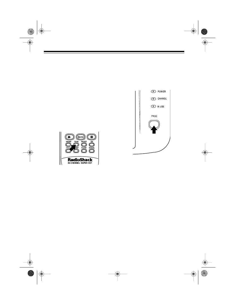 Using tone services on a pulse line, Paging | Radio Shack ET-596 User Manual | Page 18 / 28