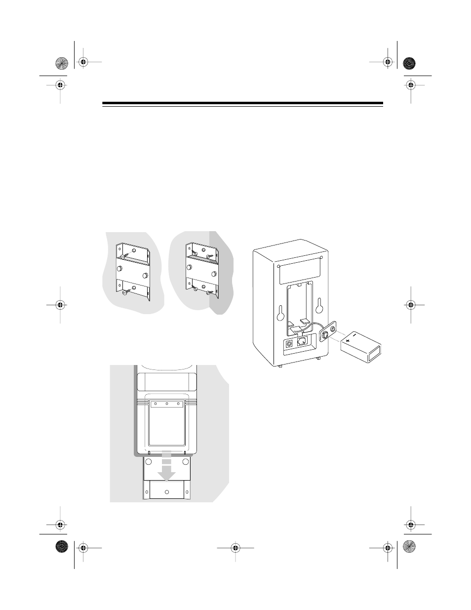 Mounting the system, Installing a backup battery | Radio Shack CENTRAL 2000 49-351 User Manual | Page 9 / 20