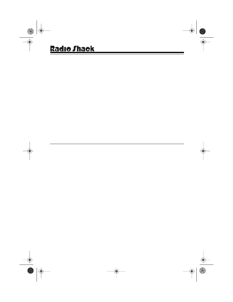 Radio Shack PA-115 User Manual | 4 pages