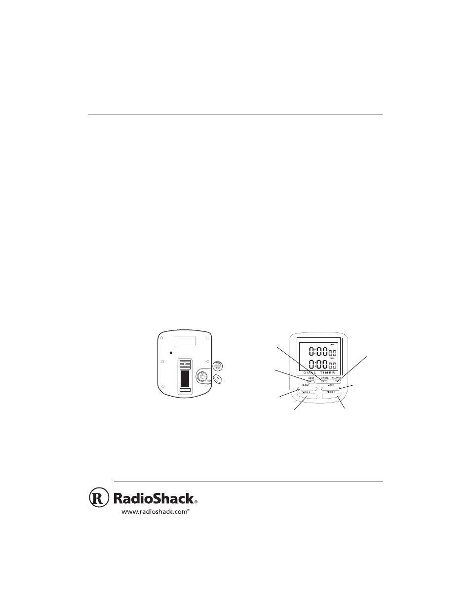 Radio Shack 63-898A User Manual | 4 pages