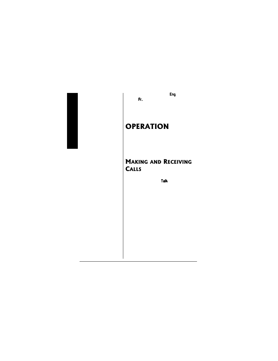 Operation, Making and receiving calls | Radio Shack 43-3545 User Manual | Page 20 / 44