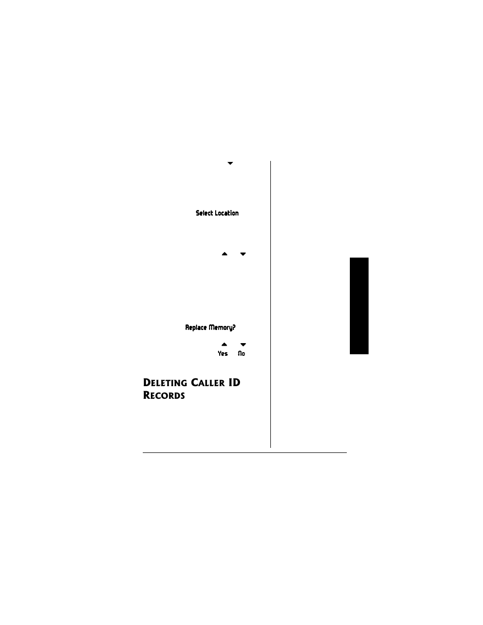 Deleting caller id records | Radio Shack 43-3545 User Manual | Page 37 / 44