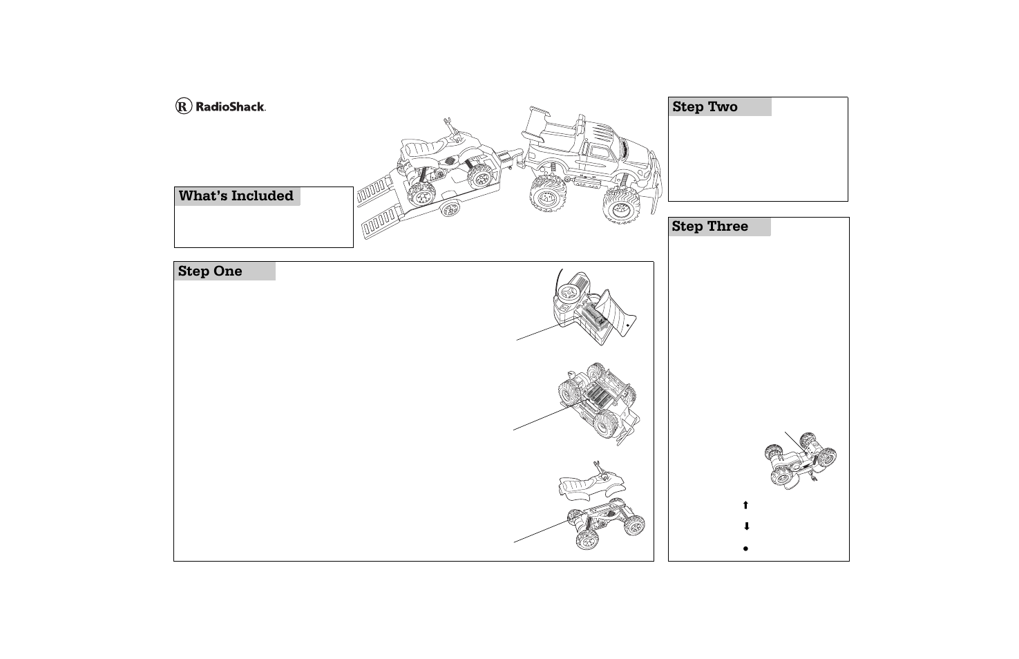 Radio Shack THUNDER FOX 60-4344 User Manual | 2 pages
