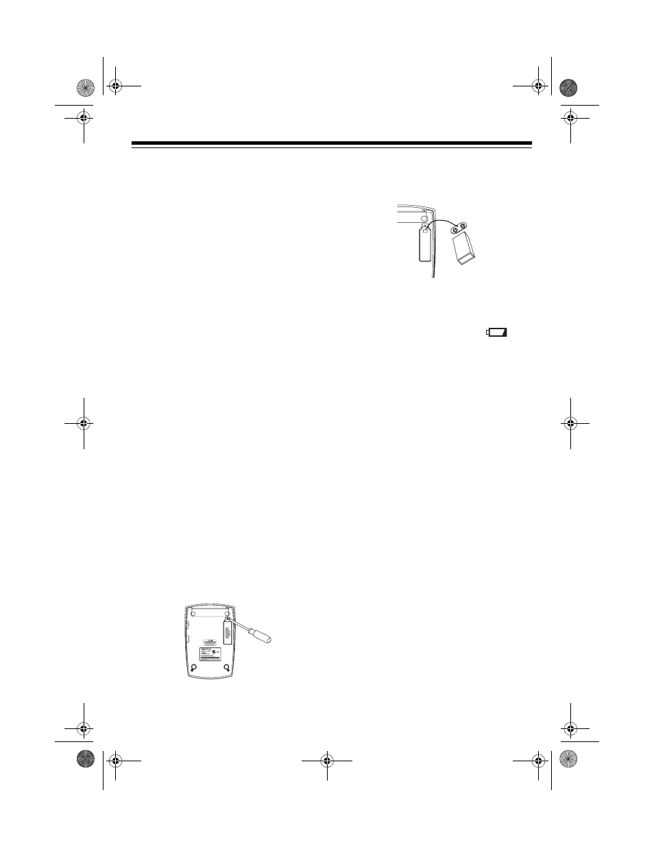 Installing a backup battery, Setting the display contrast | Radio Shack TAD-704 User Manual | Page 7 / 28