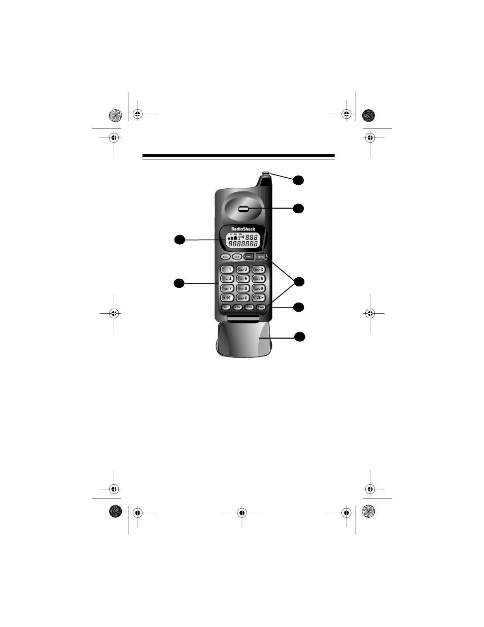 A look at your phone | Radio Shack CT-503 User Manual | Page 6 / 64
