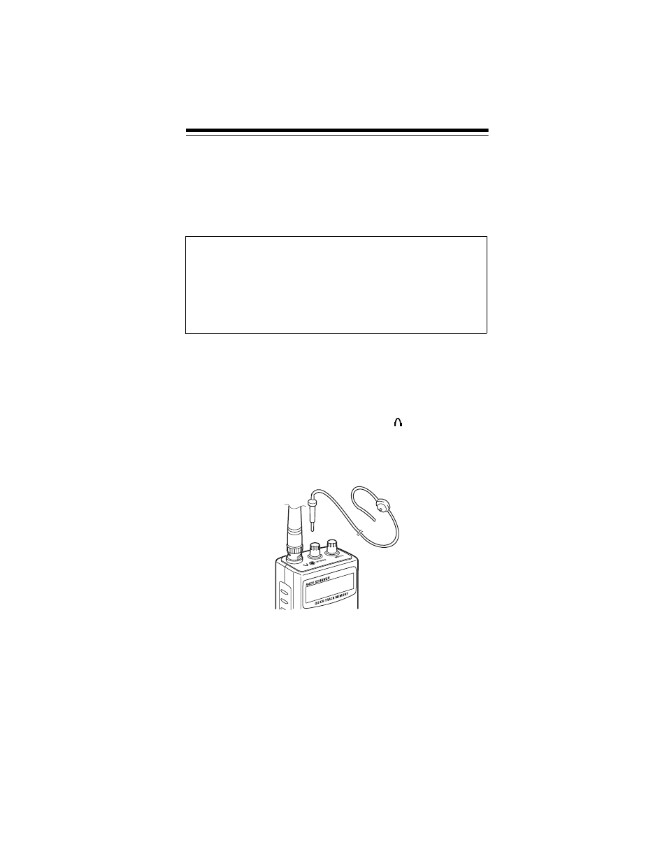 Connecting an earphone/headphones, Listening safely, Connecting an earphone/ headphones | Radio Shack PRO-89 User Manual | Page 13 / 64