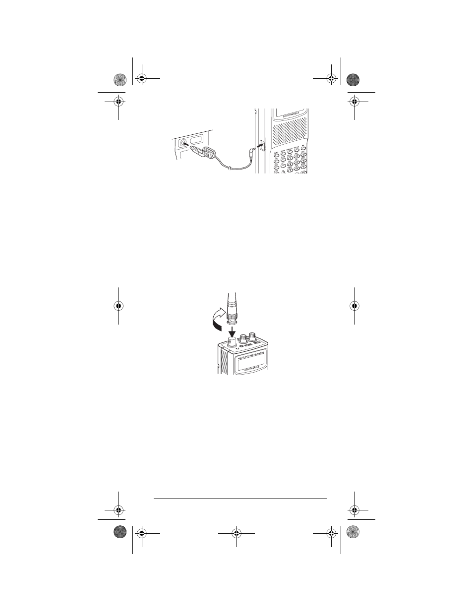 Connecting the antenna | Radio Shack PRO-92 User Manual | Page 15 / 72