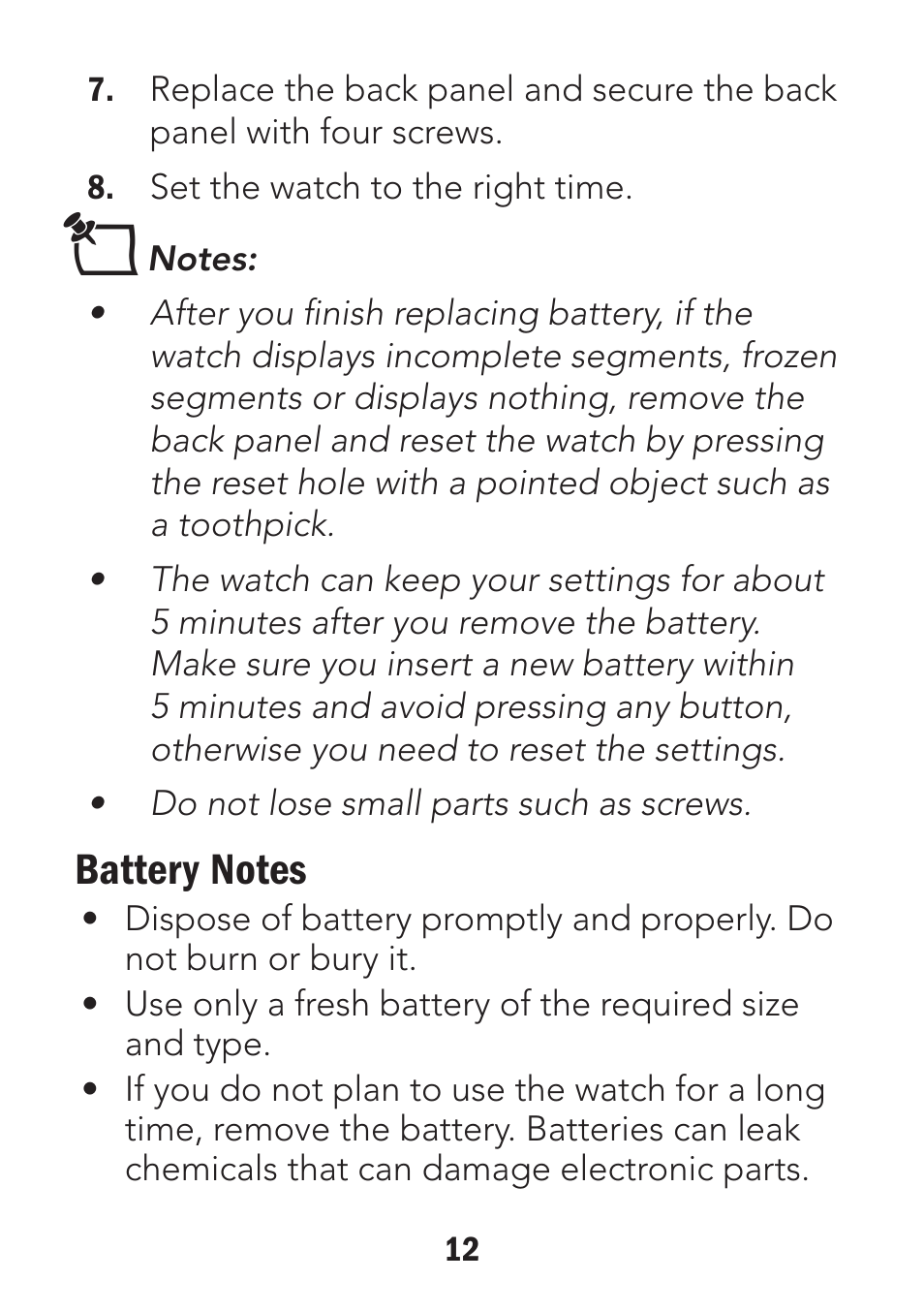 Radio Shack 63-255 User Manual | Page 12 / 14