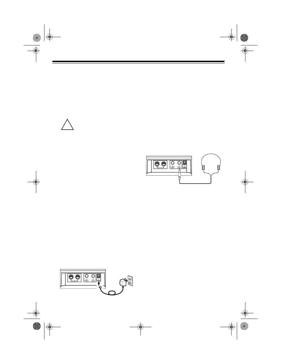 Connecting headphones | Radio Shack MD-1600 User Manual | Page 8 / 60