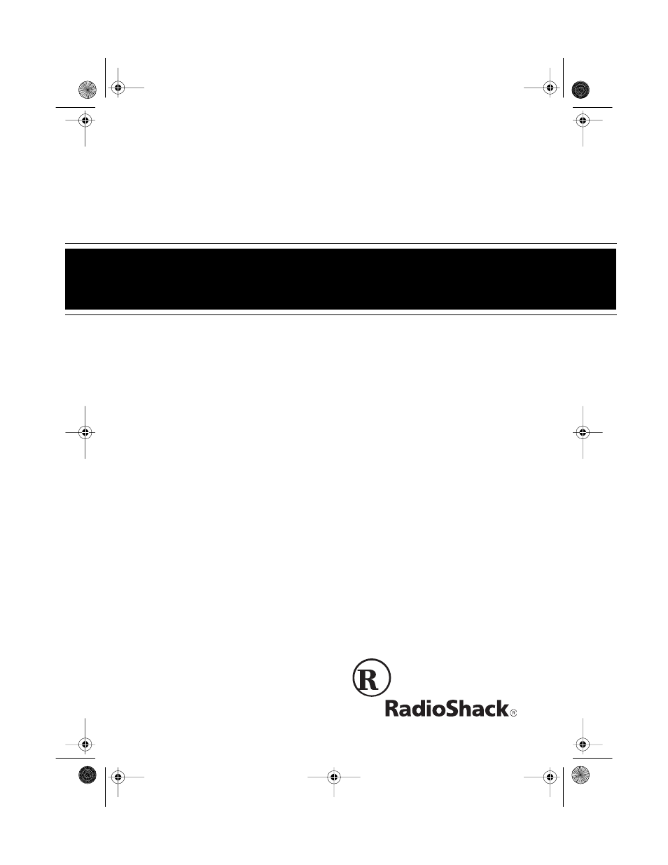 Radio Shack TRC-401 User Manual | 16 pages