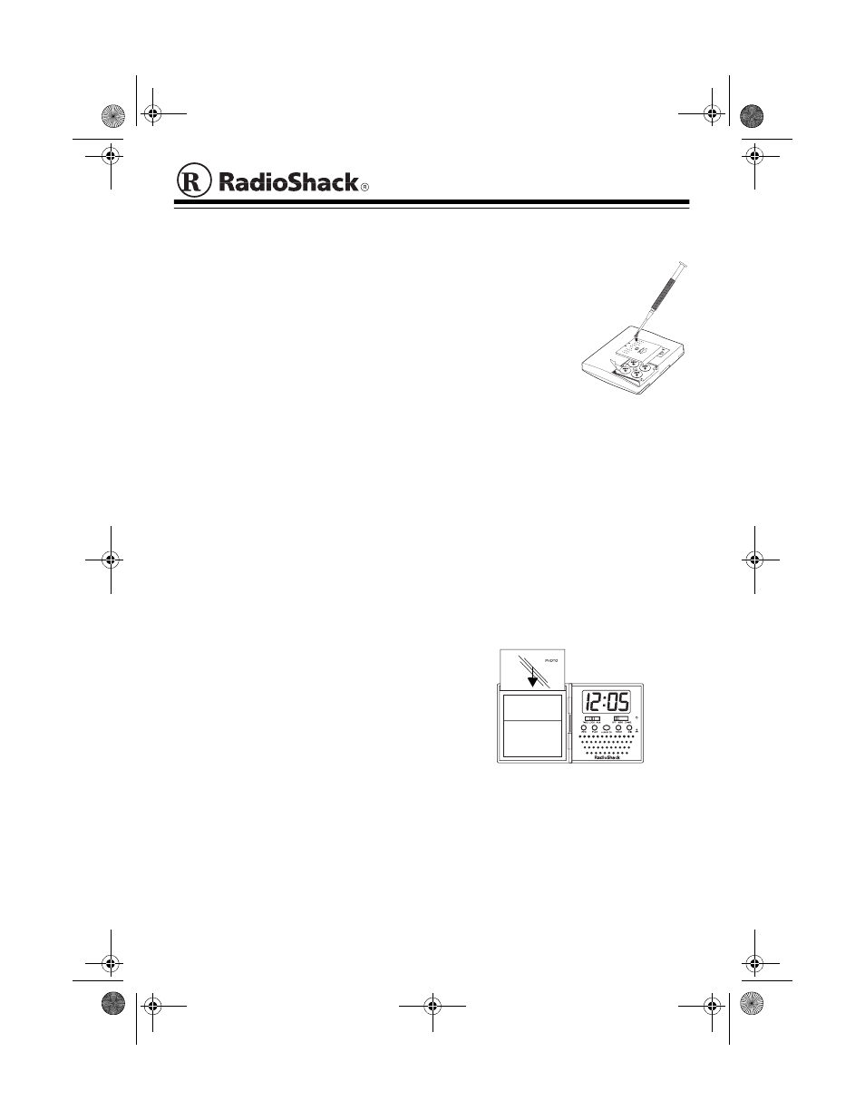 Radio Shack 63-955 User Manual | 4 pages