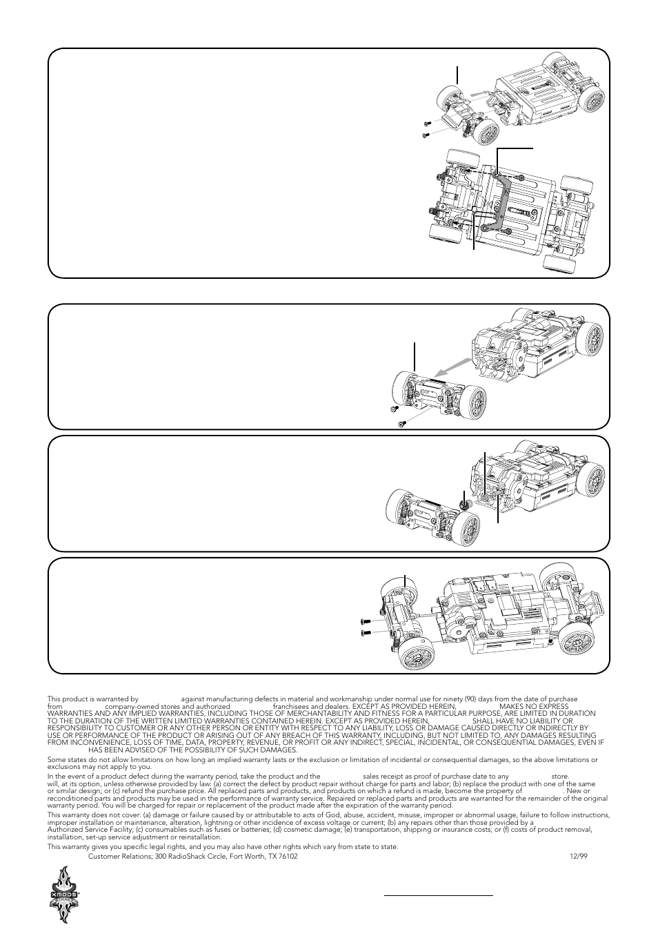 Limited warranty | Radio Shack XMODS 60-390 User Manual | Page 2 / 2