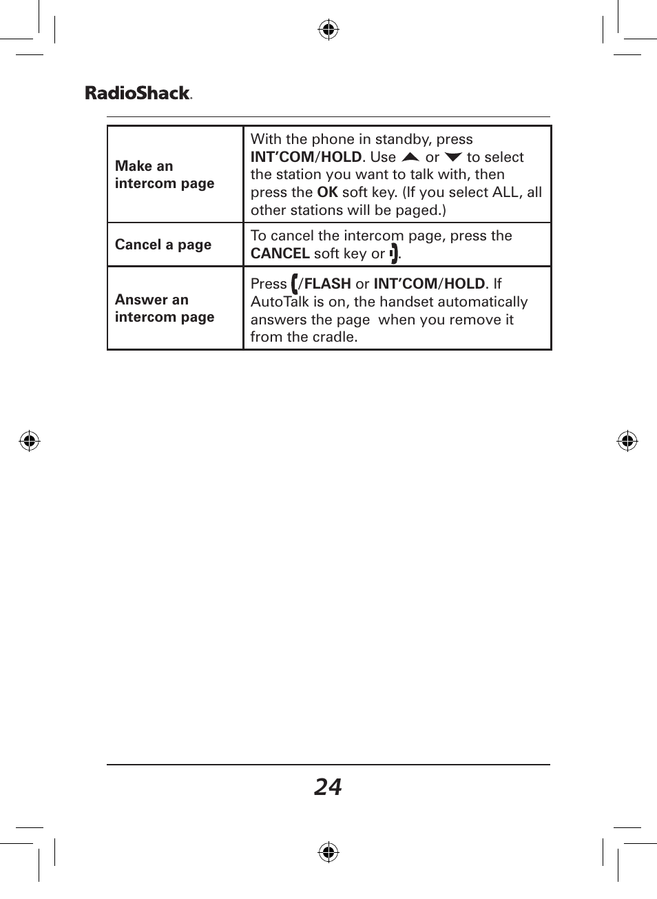 Radio Shack 43-141 User Manual | Page 24 / 28