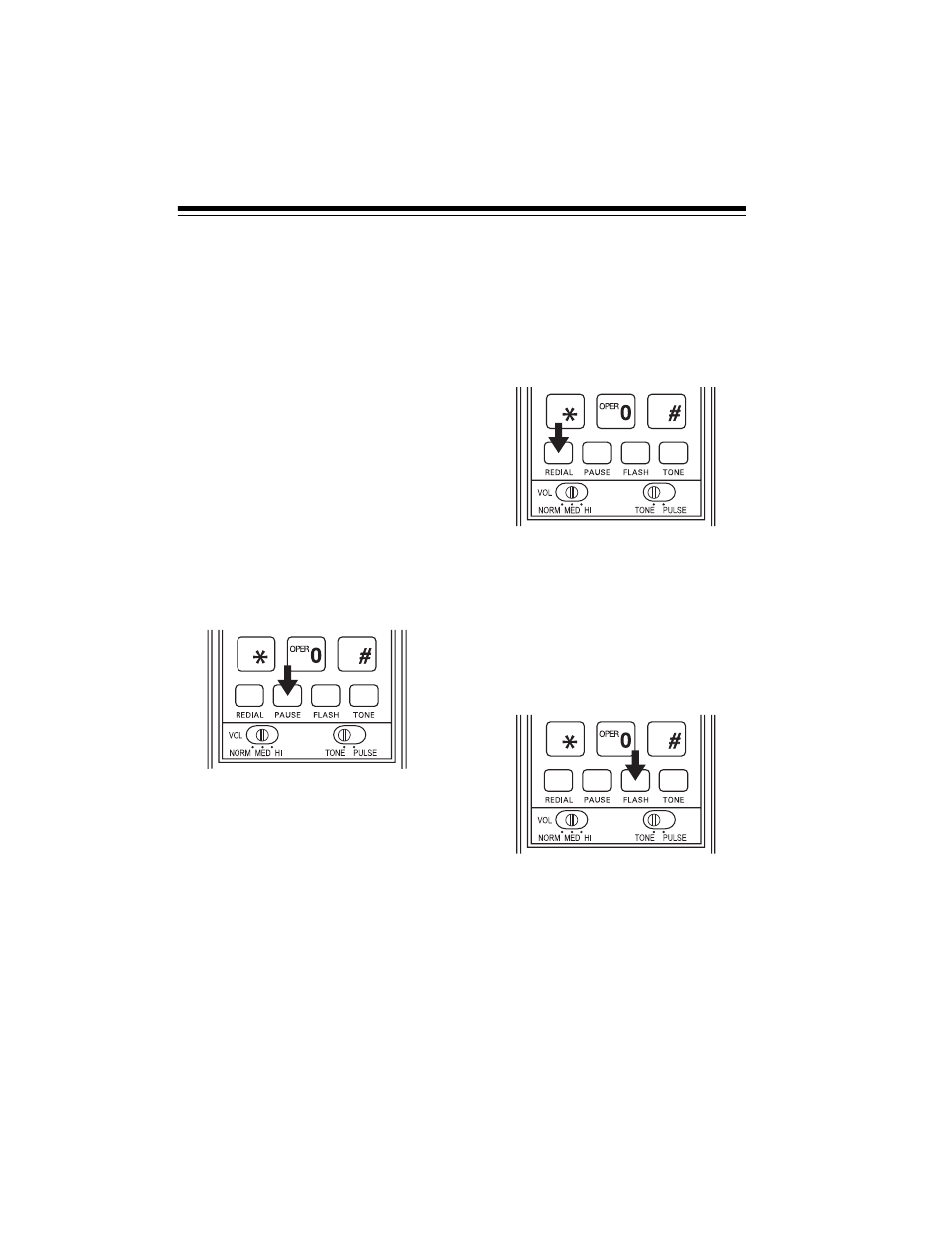 Telephone operation, Using pause, Using redial | Using flash | Radio Shack TAD-1018 User Manual | Page 12 / 24