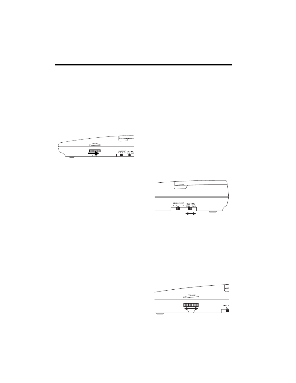 Answering system operation, Setting the answering system to answer calls, Setting the recording time | Setting the answering system’s volume | Radio Shack TAD-1018 User Manual | Page 14 / 24
