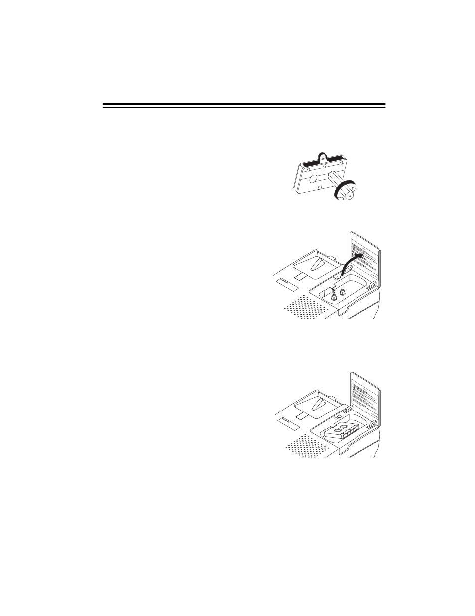 Installation, Selecting a location, Loading the cassette | Radio Shack TAD-1018 User Manual | Page 5 / 24