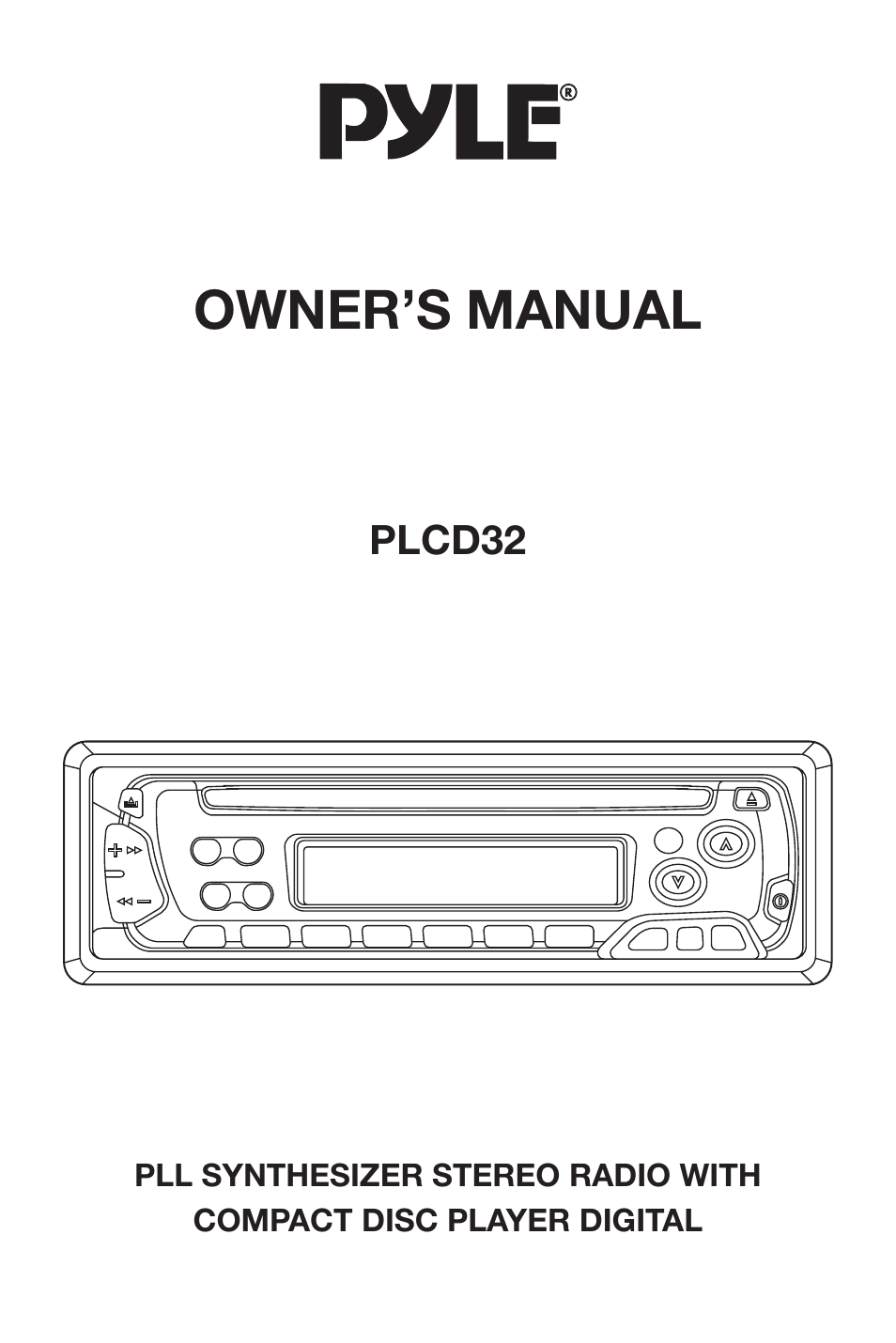 Radio Shack PLCD32 User Manual | 12 pages