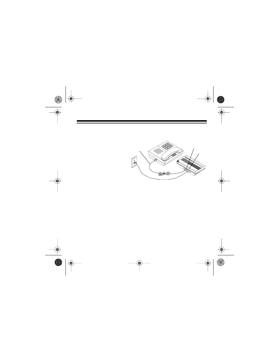 Connecting to a phone | Radio Shack SYSTEM 440 User Manual | Page 13 / 32