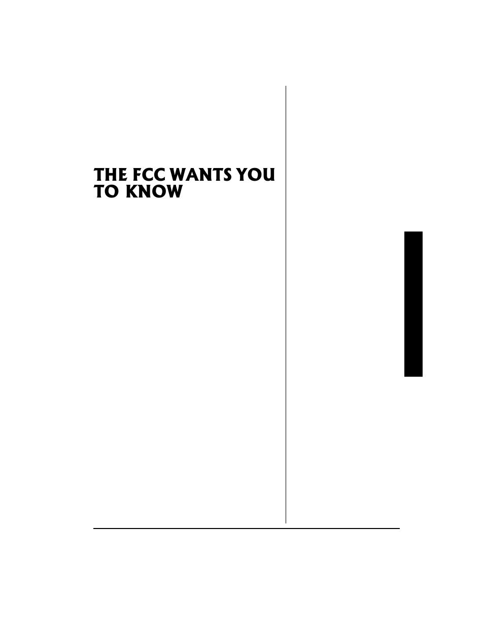The fcc wants you to know | Radio Shack 43-3888 User Manual | Page 3 / 20