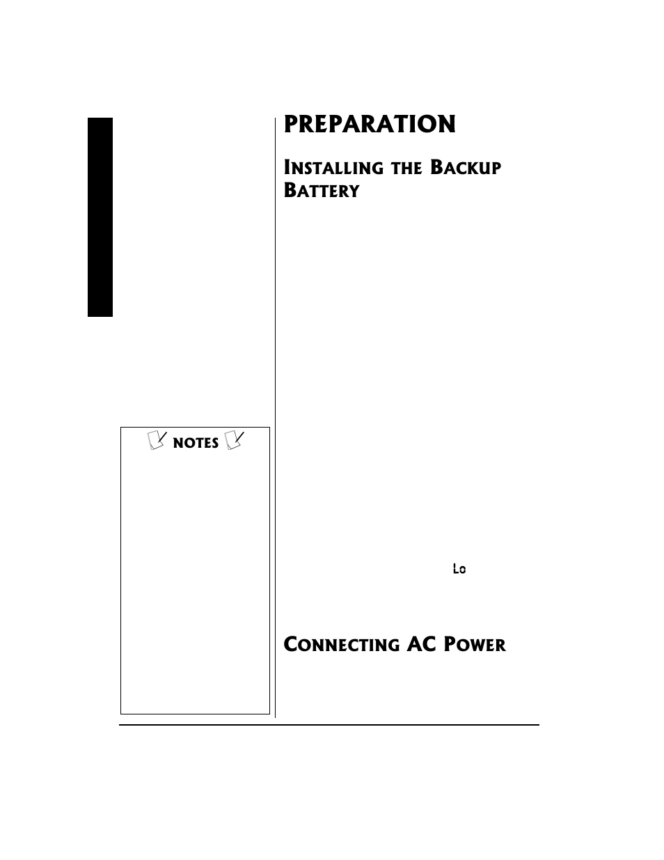 Preparation, Ac p | Radio Shack 43-3888 User Manual | Page 6 / 20