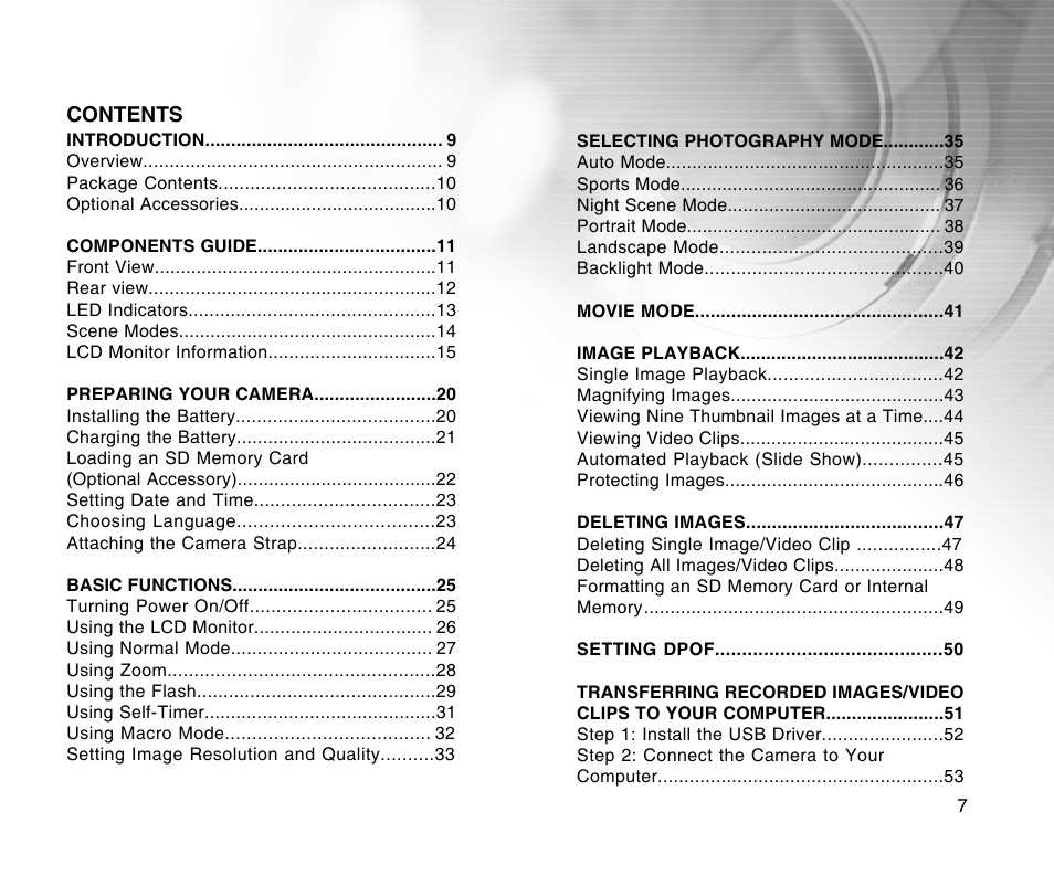 Radio Shack 16-3898 User Manual | Page 7 / 73