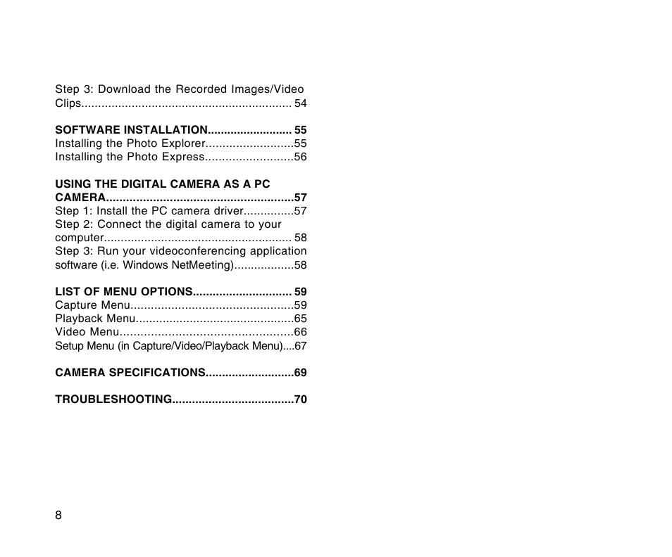 Radio Shack 16-3898 User Manual | Page 8 / 73