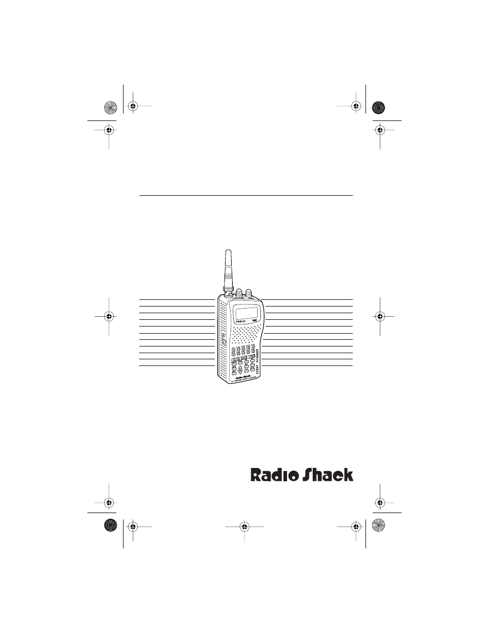 Radio Shack PRO-63 User Manual | 56 pages