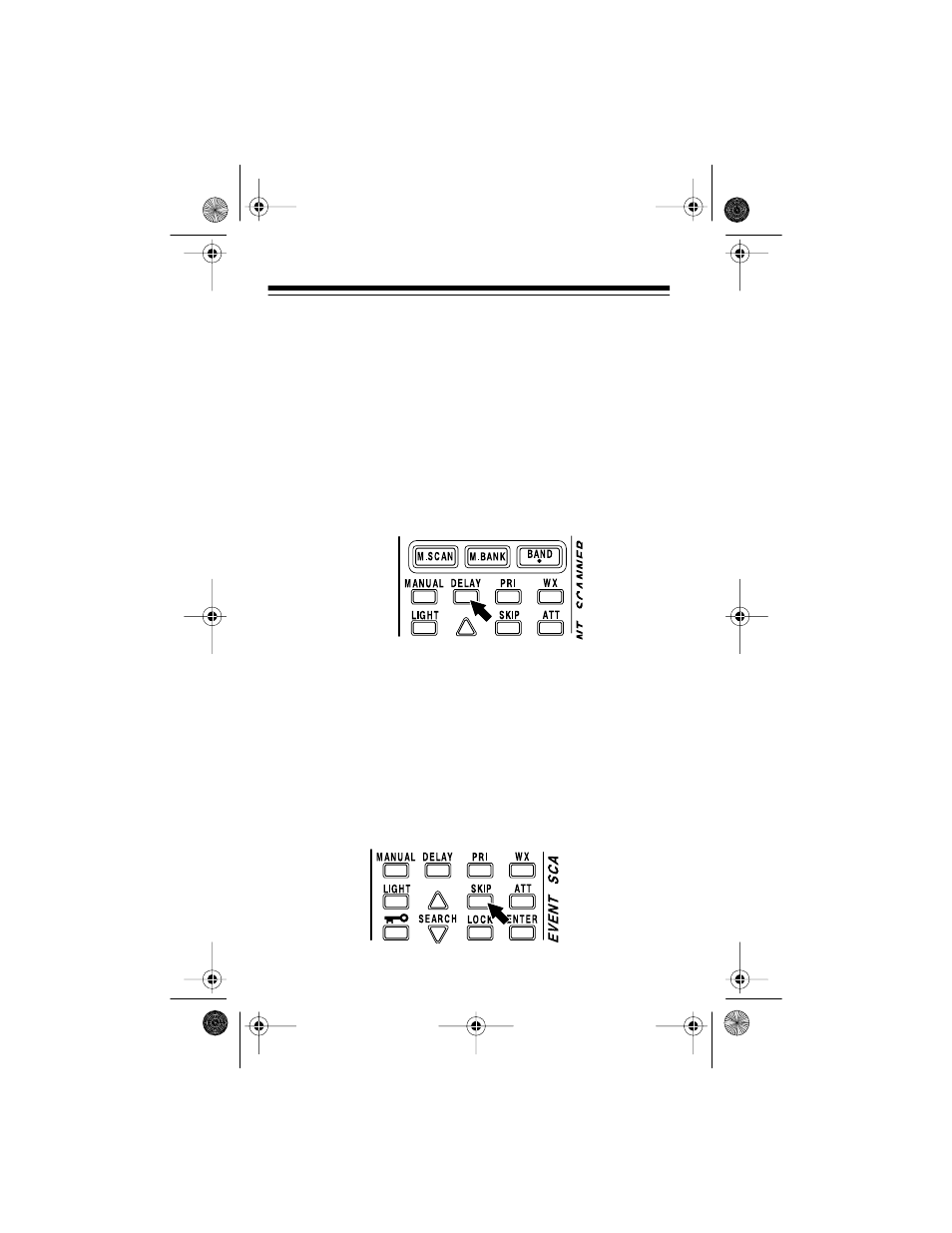 Advanced operation, Delay, Skipping channels | Radio Shack PRO-63 User Manual | Page 28 / 56