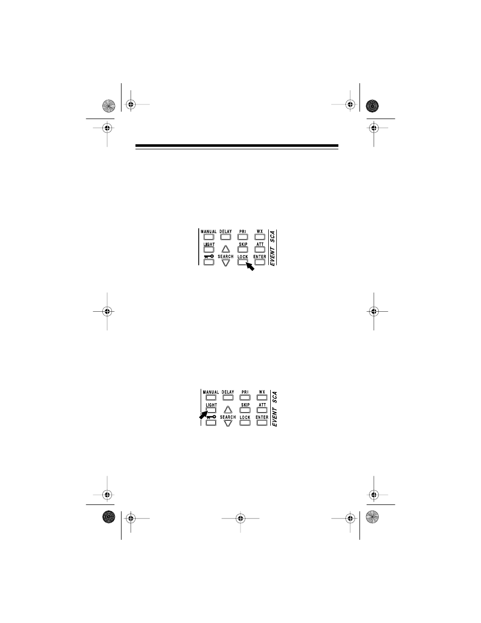 Using channel lock, Using the display backlight | Radio Shack PRO-63 User Manual | Page 30 / 56