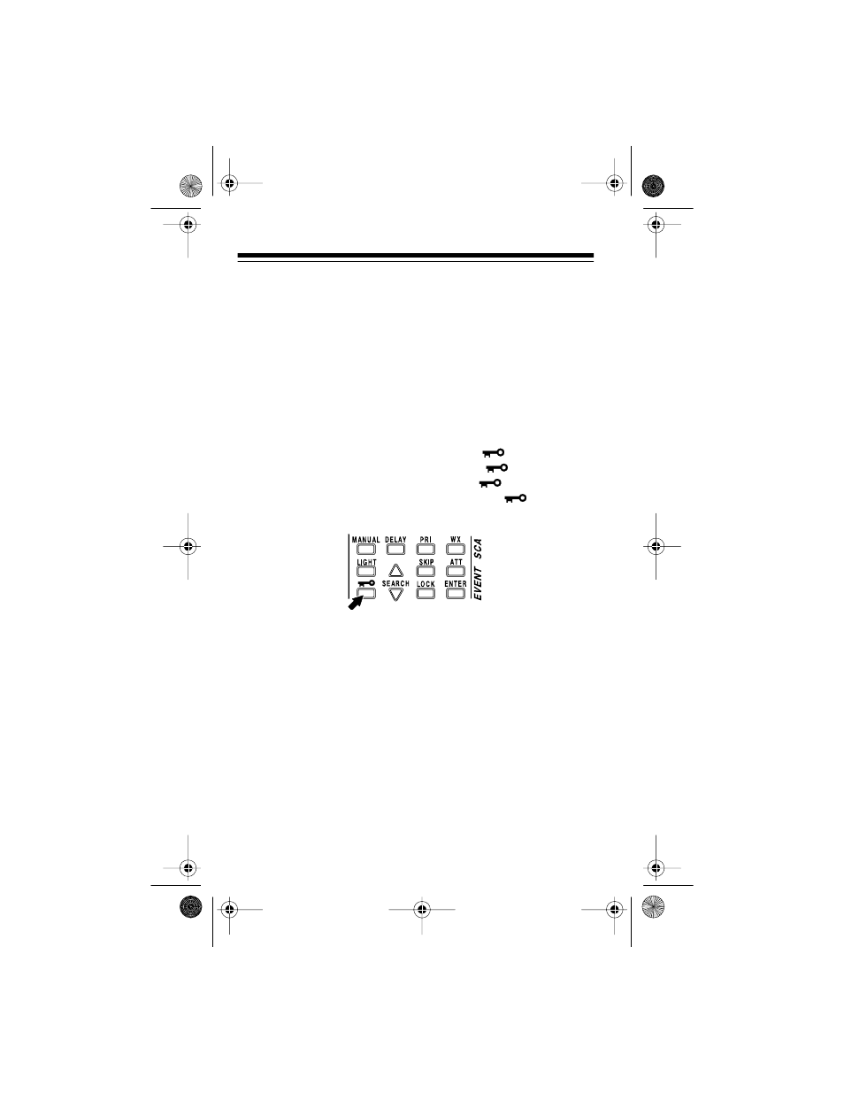 Using the keylock | Radio Shack PRO-63 User Manual | Page 32 / 56