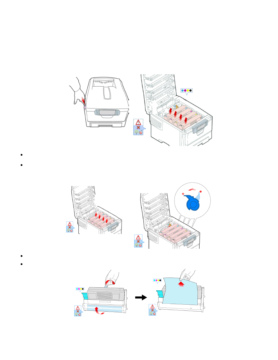 Step 1 – unpack / prepare printer | Radio Shack Okidata C6100 User Manual | Page 3 / 24