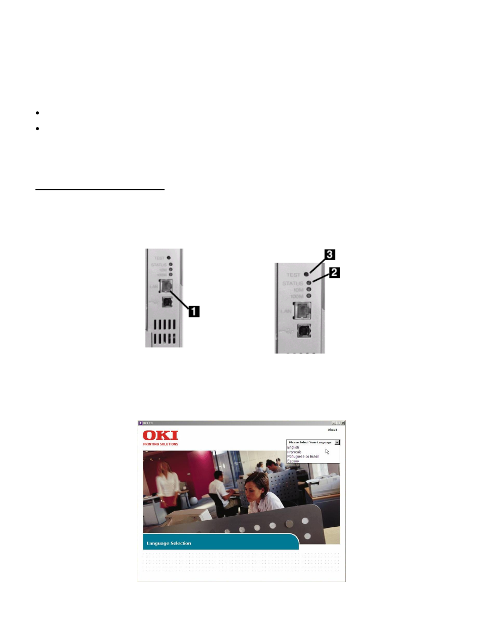 Step 5 - connect new printer / load software, Windows network setup | Radio Shack Okidata C6100 User Manual | Page 6 / 24