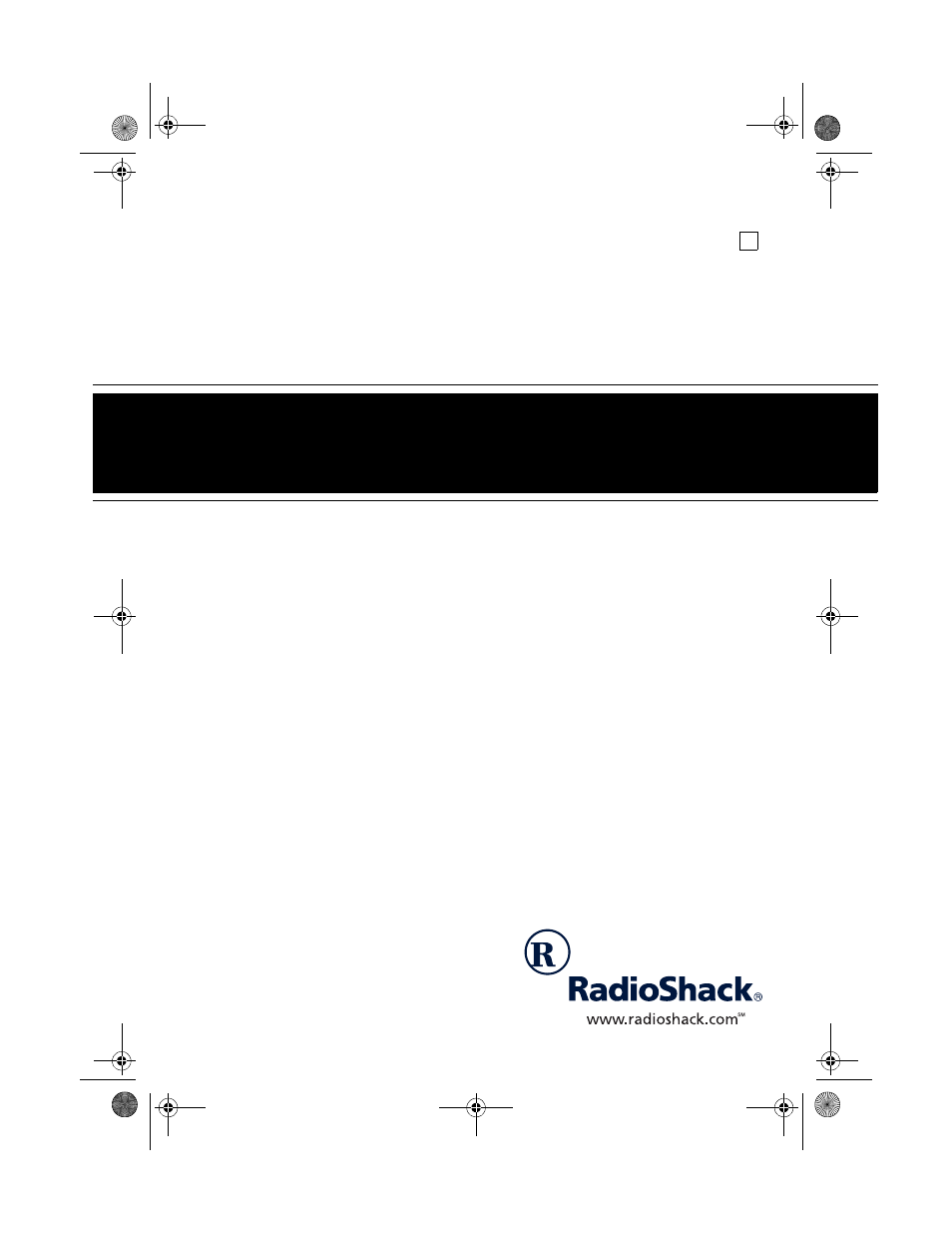 Radio Shack ET-1123 User Manual | 28 pages