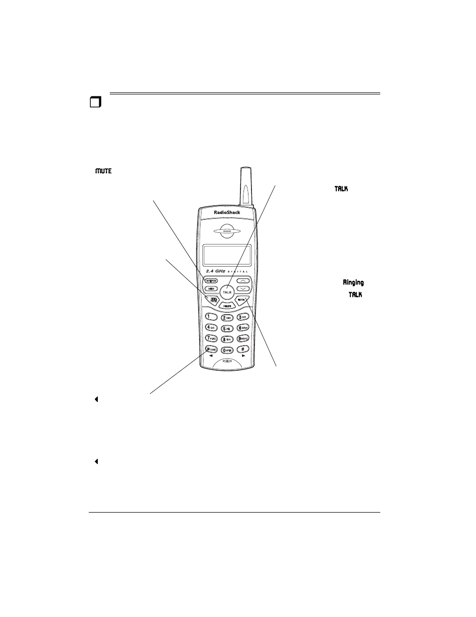 Operation, A quick look at your phone | Radio Shack 2.4 GHz Digital Spread Spectrum Cordless Telephone with Call Waiting/Caller ID User Manual | Page 10 / 16