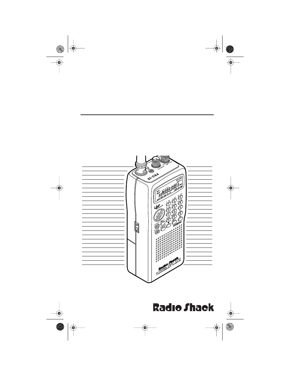 Radio Shack PRO-29 User Manual | 40 pages