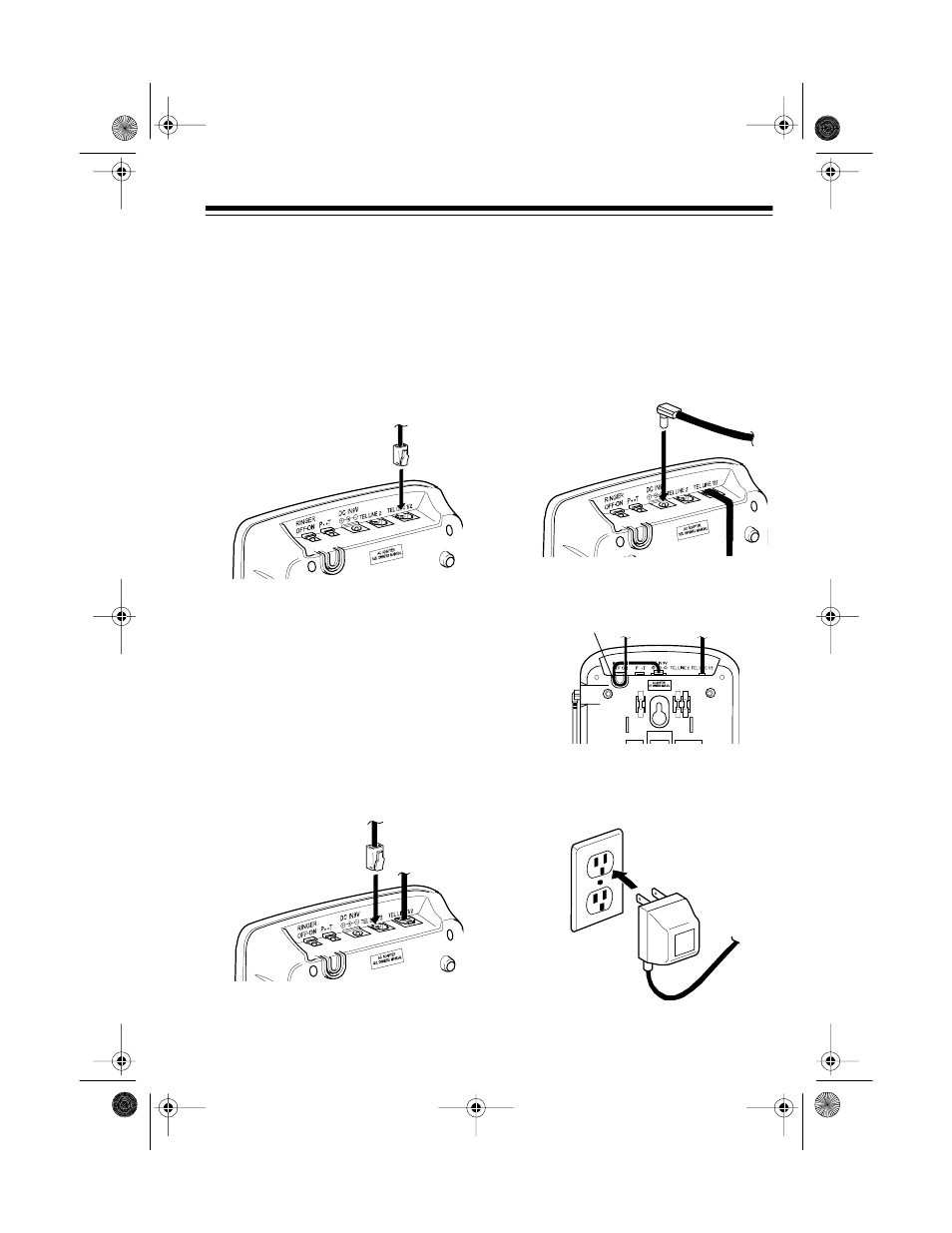 Placing the base on a desk top | Radio Shack ET-598 User Manual | Page 7 / 32