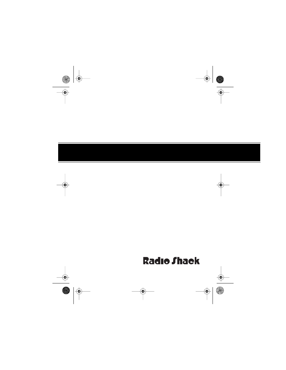 Radio Shack 12-240 User Manual | 16 pages