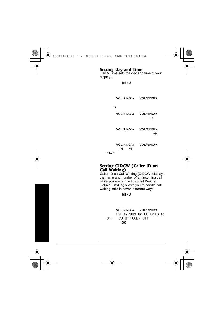 Radio Shack 43-5560 User Manual | Page 22 / 52