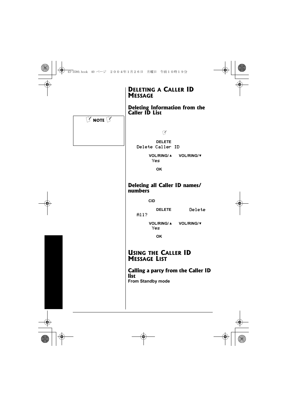 Id m | Radio Shack 43-5560 User Manual | Page 40 / 52