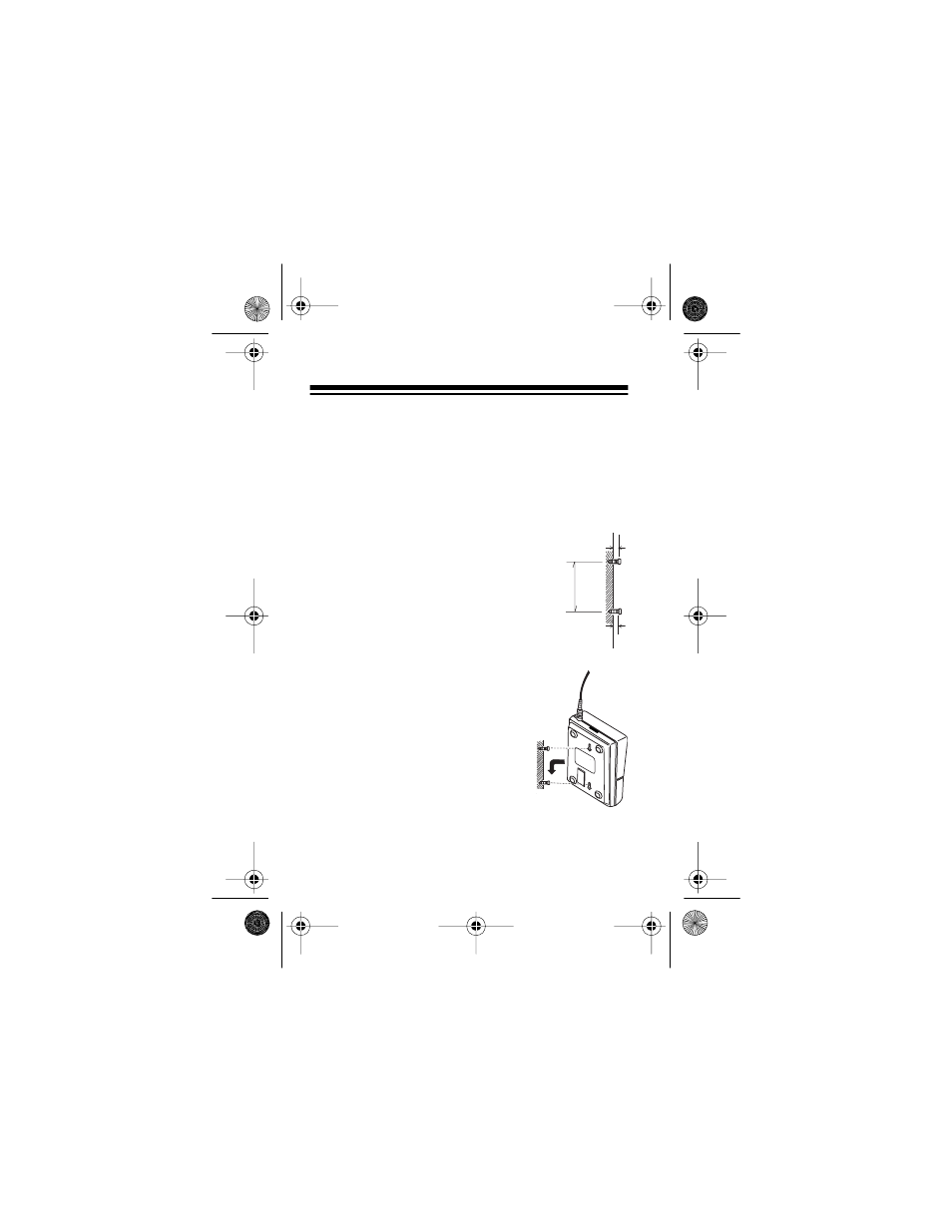 Wall mounting | Radio Shack 43-222B User Manual | Page 8 / 16