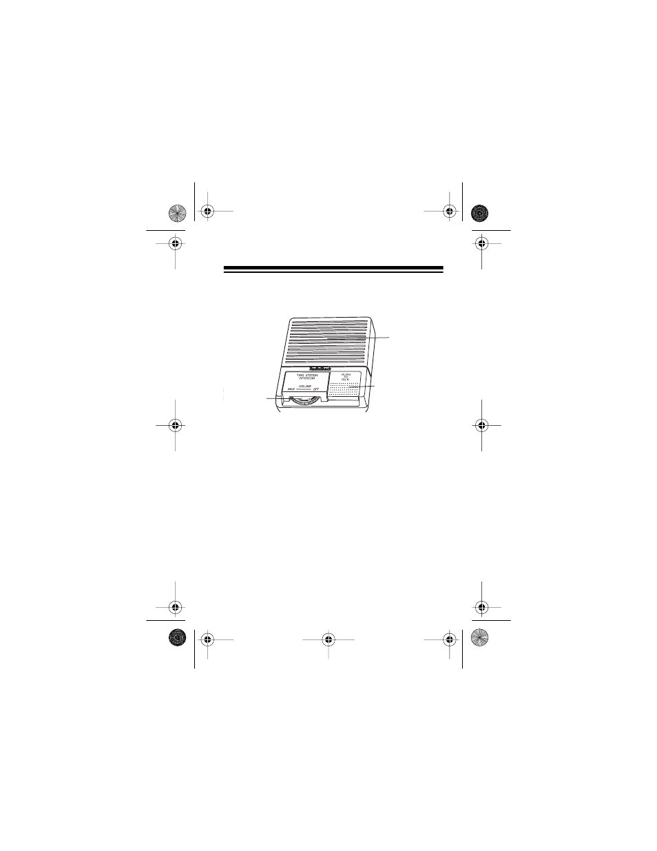 Operation, Using the master station | Radio Shack 43-222B User Manual | Page 9 / 16