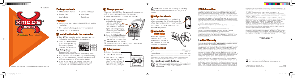 Radio Shack Xmods 60-507 User Manual | 1 page