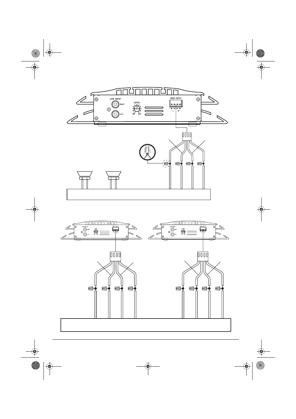 Four speaker outputs | Radio Shack XL-50 User Manual | Page 10 / 16