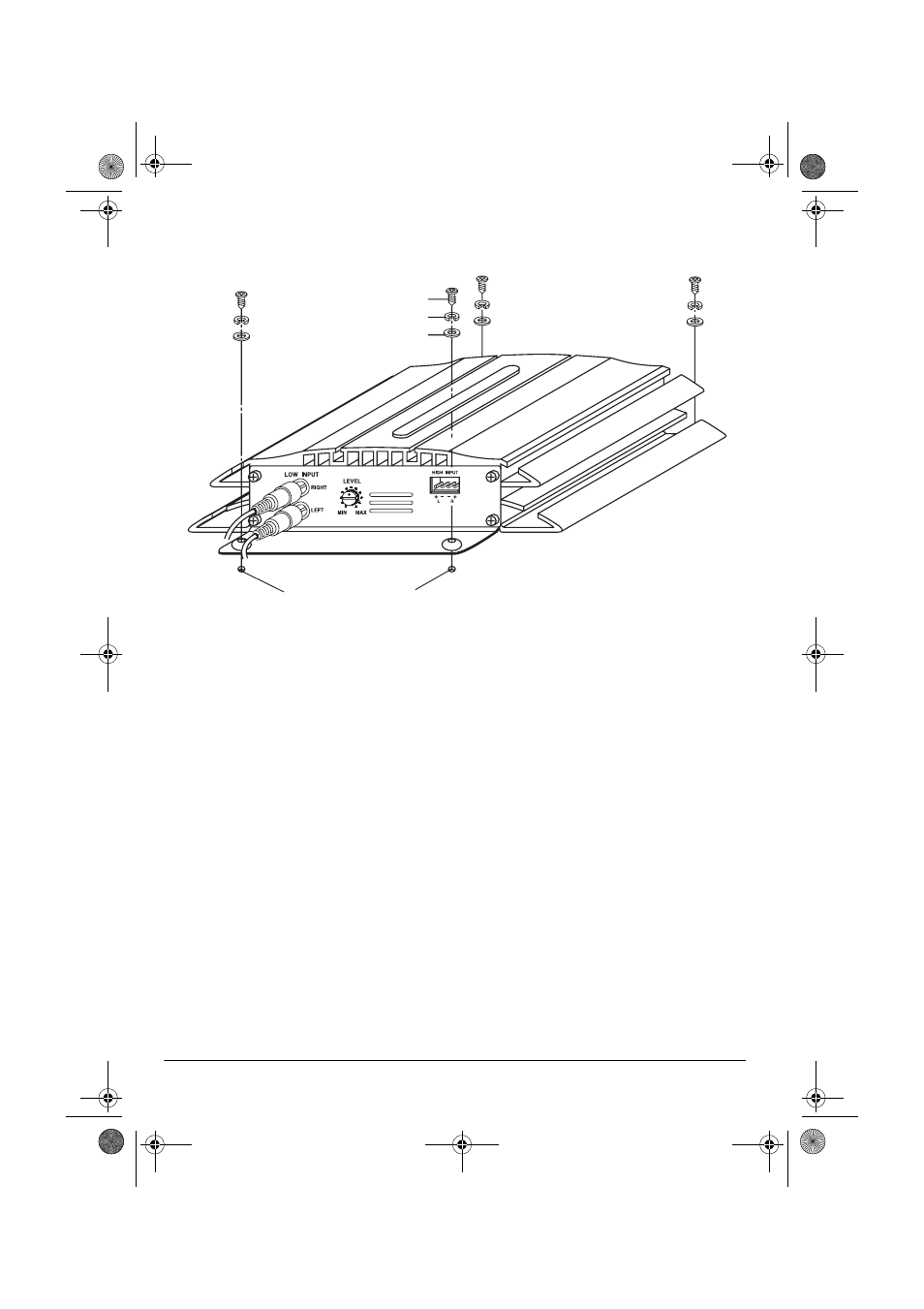 Mounting the amplifier | Radio Shack XL-50 User Manual | Page 12 / 16