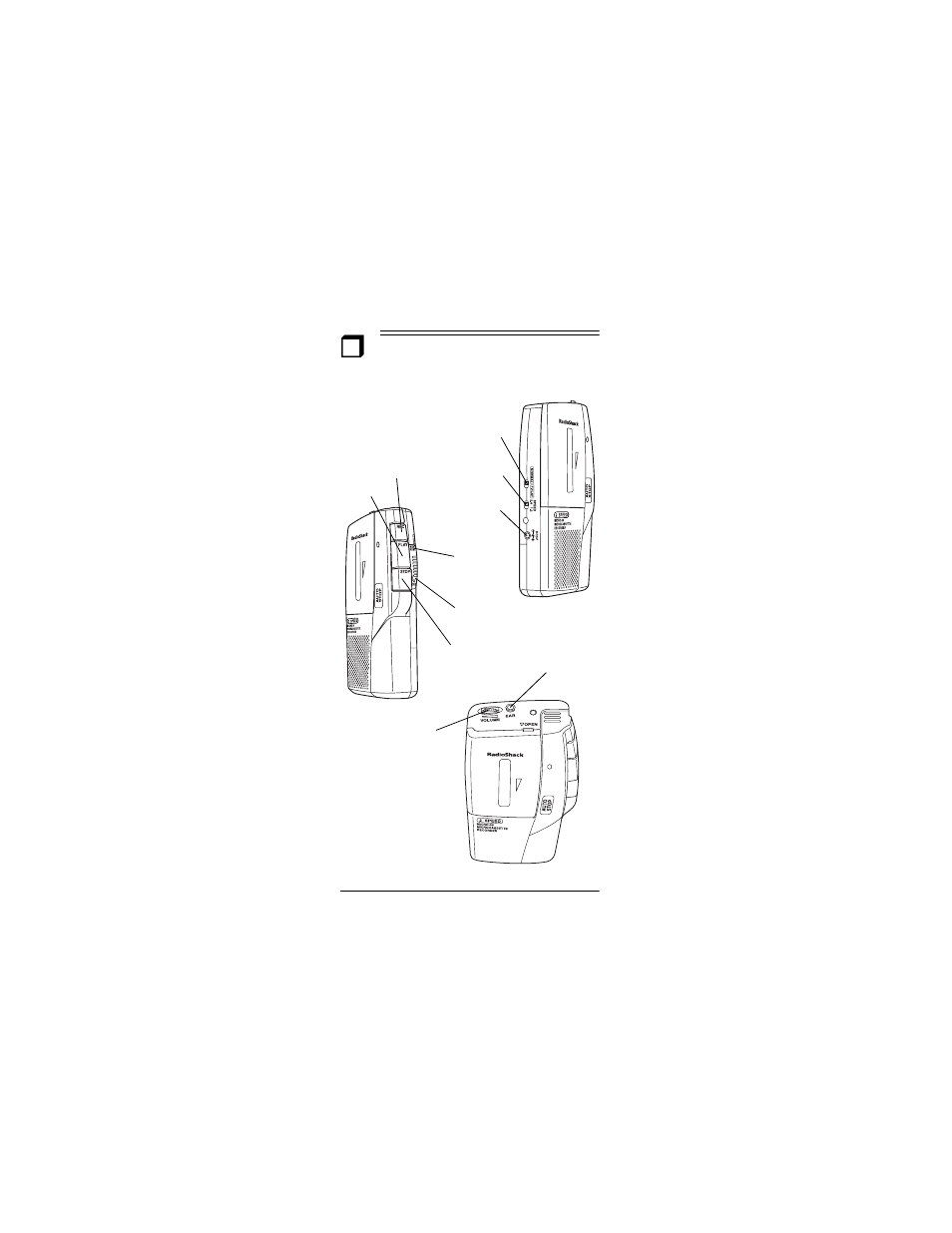 A quick look at your recorder | Radio Shack MICRO-36 User Manual | Page 4 / 20