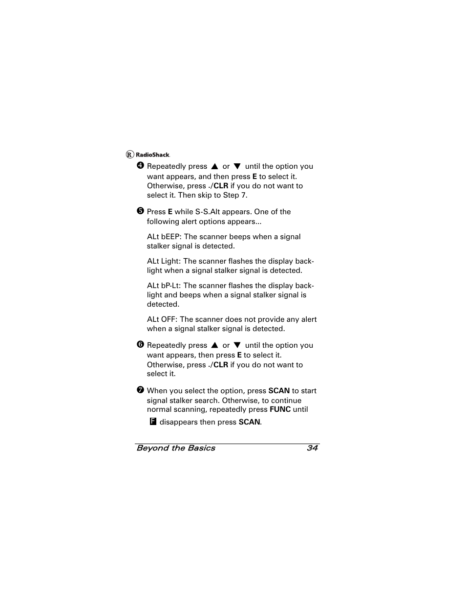 Radio Shack 20-501 User Manual | Page 34 / 64