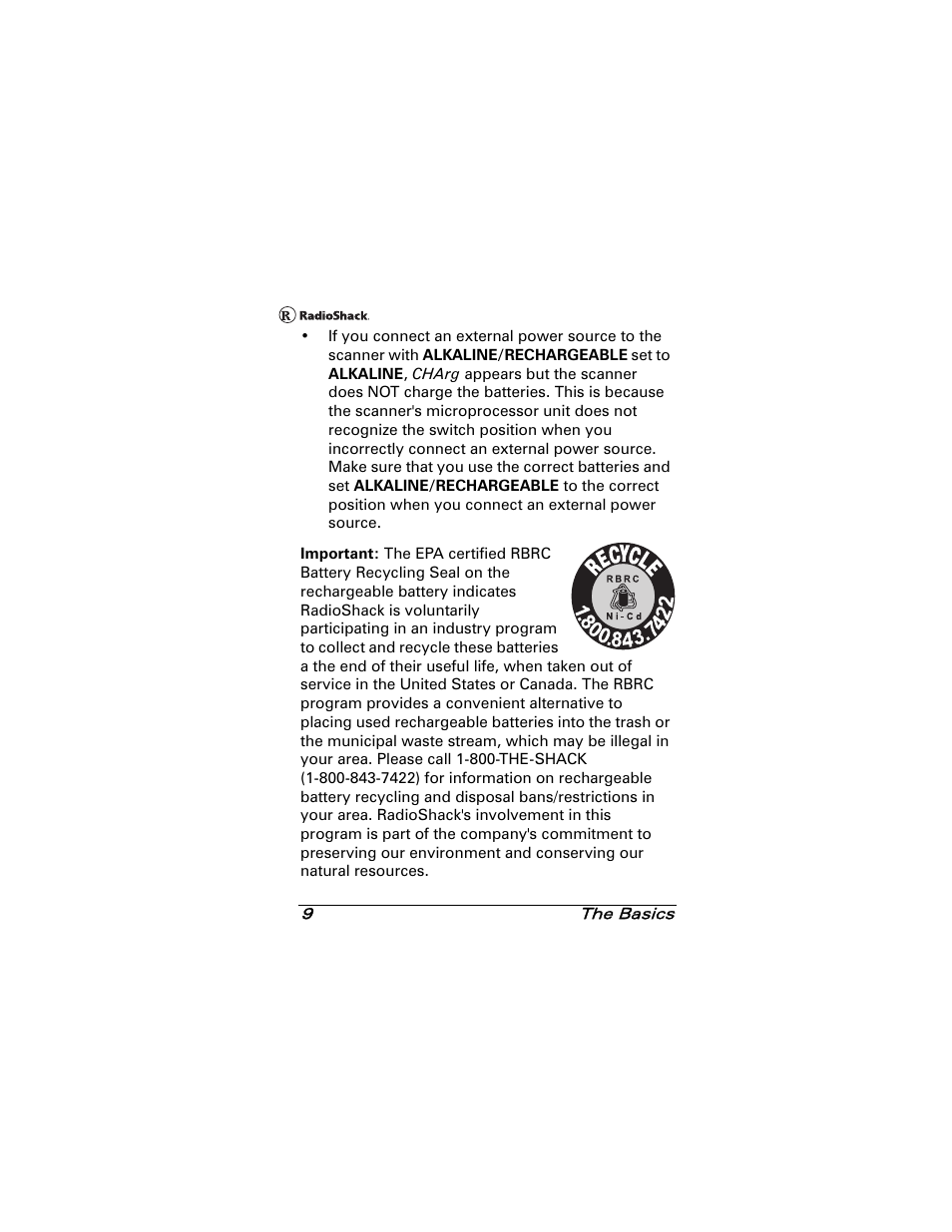 Radio Shack 20-501 User Manual | Page 9 / 64