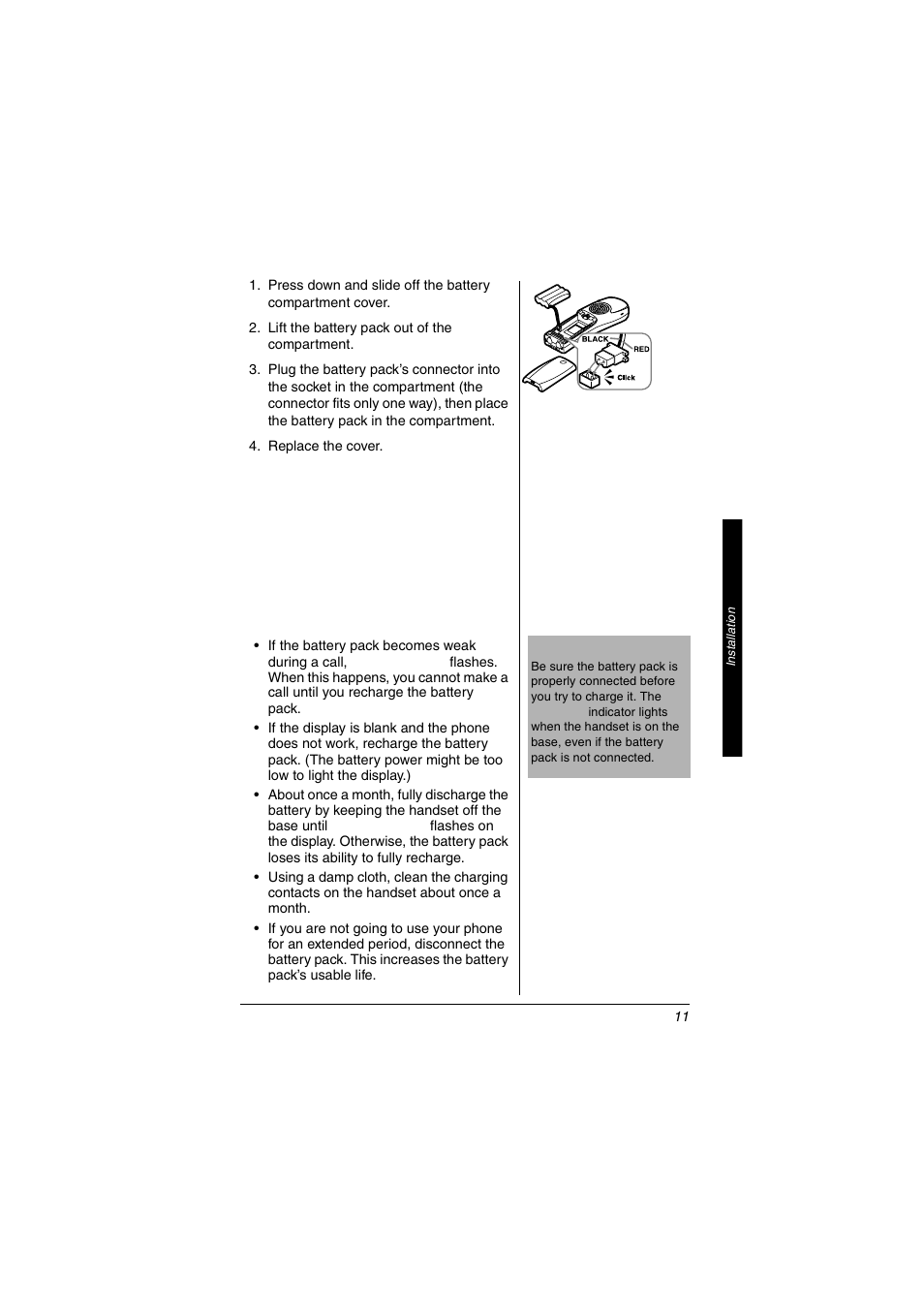 Radio Shack 5.8 GHz Multi-Handset Expandable Cordless Telephone with Digital Answerer User Manual | Page 11 / 76