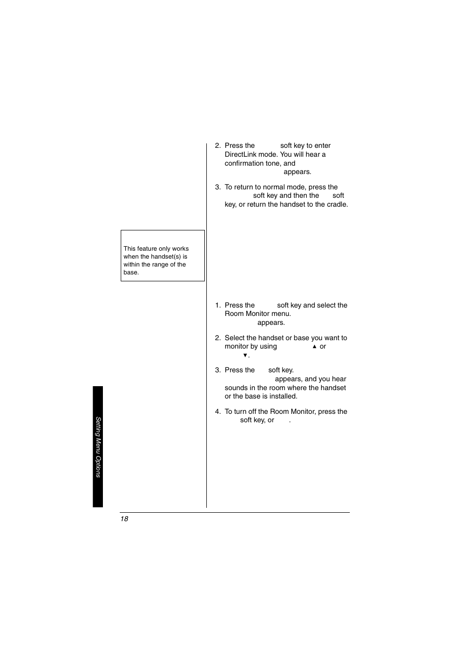 Radio Shack 5.8 GHz Multi-Handset Expandable Cordless Telephone with Digital Answerer User Manual | Page 18 / 76